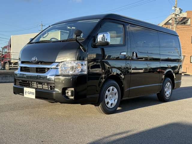 Toyota Hiace 2.7 GL Long Middle Roof ALPINE BIGX/Ceiling Monitor/Omnidirectional Camera (Black Mica)