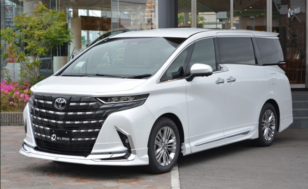 Toyota Alphard 2.5 Z 25 year model 14-inch rear seat M+JBL SR Modellista (Platinum White Pearl Mica)