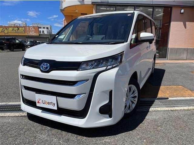 Toyota Noah 1.8 Hybrid X, registered, unused, Universal S, both sides automatic (White Pearl Crystal Shine)